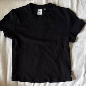 TNA Classic Black Cropped Tee